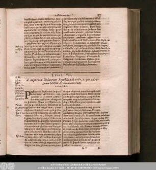 Liber VII. A Reparata Iudaeorum Republica & urbe, usque ad regnum Messiae, Periodus annorum CCCCXC.