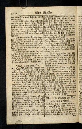 240-245, Von dem Stande der Erniedrigung Christi