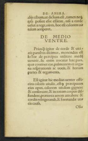 De Medio Ventre.