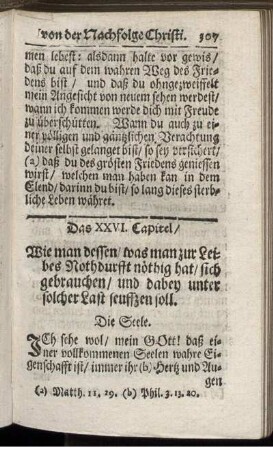 Das XXVI. Capitel. - Das XXX. Capitel.