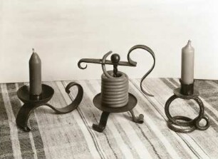 Leuchter : Leuchter. Zinn (um 1930; Zinnwerkerei Altenberg)