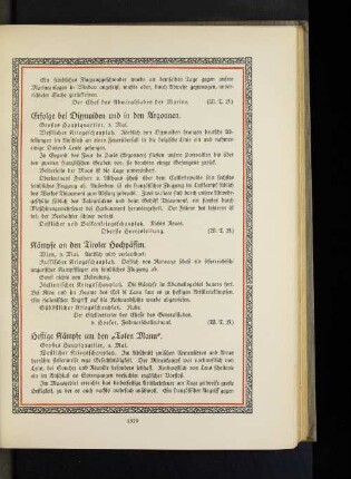 Erfolge bei Dixmuiden und in den Argonnen.
