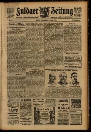 Zweite Ausgabe vom Mittwoch, den 05. Juni 1907.