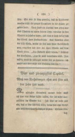 Vier und zwanzigstes Kapitel.