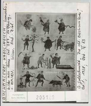 Wien, Nationalbibliothek: Cod. 387, Monatsbilder, Salzburg, um 809-821
