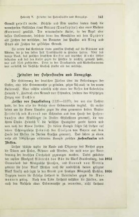 Zeitalter der Hohenstaufen und Kreuzzüge