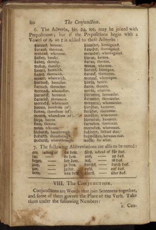 VIII. The Conjunction.