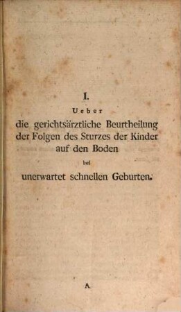 Abhandlungen aus dem Gebiete der gerichtlichen Medicin : als Erläuterungen zu dem "Lehrbuche der gerichtlichen Medicin", 3