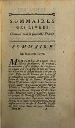 Mémoires De Maximilien De Béthune, Duc De Sully, Ministre De Henri IV. 4