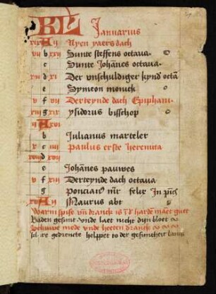 Kalendarium
