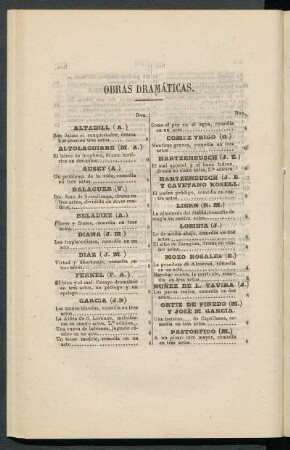 Obras dramáticas.