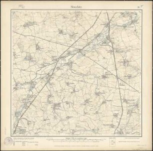 Meßtischblatt 31 : Stauchitz, 1912 : Stauchitz. - Aufgen. 1904, hrsg. 1906, einz. Nachtr. 1912. - 1:25000. - Leipzig, 1912. - 1 Kt.