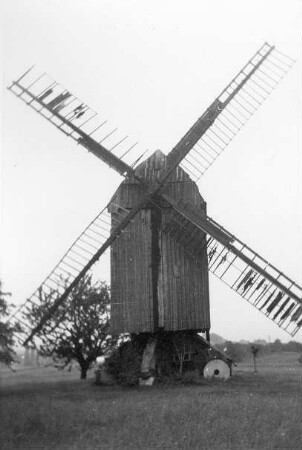 Danstedt. Mühle Ostermann oder Mühle Kampe, Bockmühle, Baujahr 1817, nach Brand 1835 Wiederaufbau