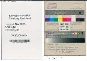 Entnazifizierung Christian Wolff , geb. 18.09.1906 (Steiger)