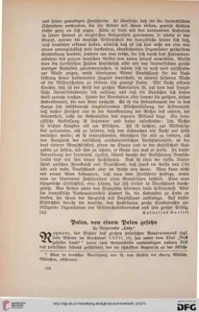29: Polen, von einem Polen gesehn : zu Reymonds "Lodz"