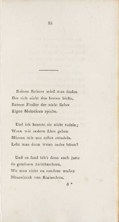 Keinen Reimer wird man finden