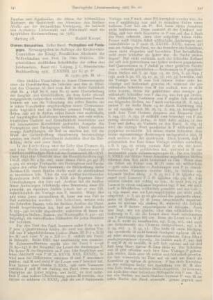 541-545 [Rezension] Stählin, Otto (Hrsg.), Clemens Alexandrinus. I. Band: Protrepticus und Paedagogus