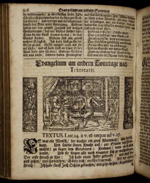 Evangelium am anderen Sonntage nach Trinitatis. - Epistel am fünften Sonntage nach Trinitatis.