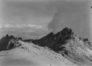 Mount-Kenya-Massiv : Blick über einige Gipfel des Mount-Kenya-Massivs