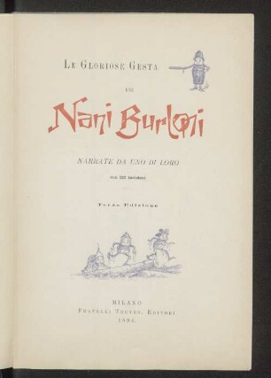 Le gloriose gesta dei nani burloni : narrate da uno di loro