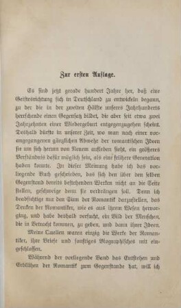 Zur ersten Auflage