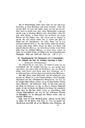 Begrüßungsrede des Vorsitzenden des Ortsausschusses, Dr. Schmeil, auf dem IX. deutschen Lehrertag in Halle