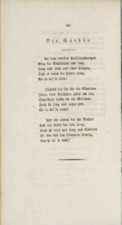 Die Spröde.