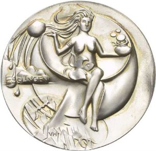 Medaille von Victor Huster auf den Weinbau in Esslingen