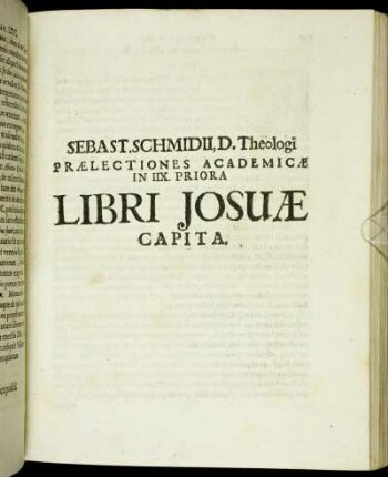 Libri Josuæ.