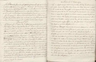 Auszüge aus Schreiben, ausgestellt in Toulon, Genf und Marseille.