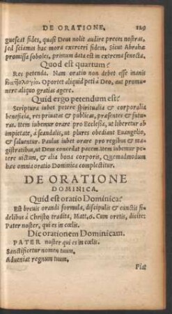 De Oratione Dominica.