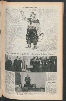 Inauguración de un pabellón en la escuela de Santa Filomena