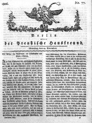 Nr. 77., 23. December 1806