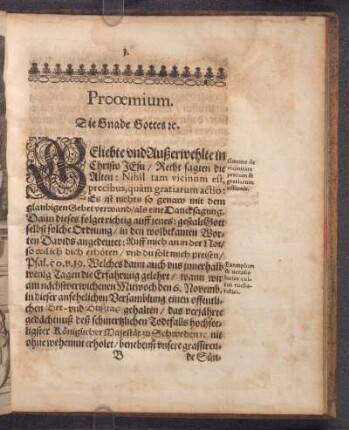 Prooemium.