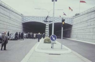 Tunnel Rendsburg, südl. Tunneleinfahrt