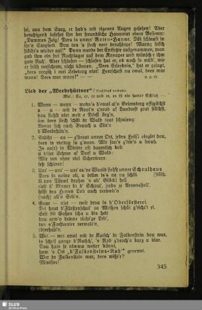 Lied der „Weedrhüttner“ : Nachdruck verboten