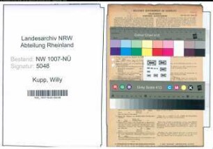 Entnazifizierung Willy Kupp , geb. 04.11.1906 (Kaufmann)