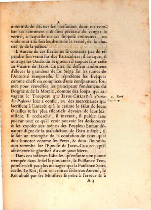 Mandement De Monseigneur L'Archevêque De Paris, Portant condamnation de plusieurs Libelles qui ont pour Titre: Nouvelles Ecclésiastiques