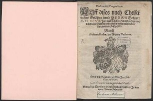 Praktica oder Prognosticon : auff dises ... 1597 Jar