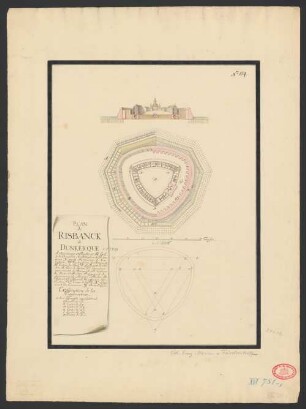 Plan du Risbanck de Dunkerque