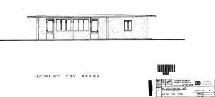 Reutlingen Hbf: Nebengebäude Bahnsteiggebäude (Bahnst.2) Ostansicht