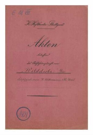 Die Wilddiebe. Lustspiel von Hugo Wittmann und Theodor Herzl