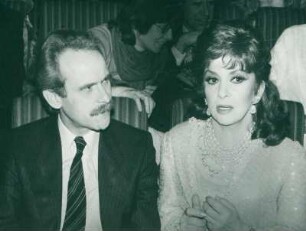 IFF 1986. Dr. Volker Hassemer und Gina Lollobrigida