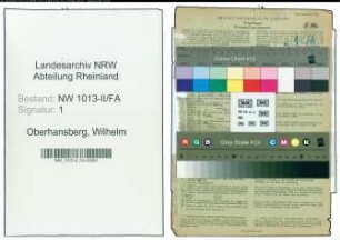 Entnazifizierung Wilhelm Oberhansberg , geb. 07.09.1895 (Lehrer)