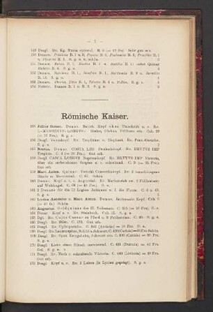 Römische Kaiser.