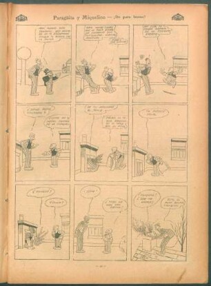 Paragüita y Miquelino. - [Cómic] : ¡De pura broma!