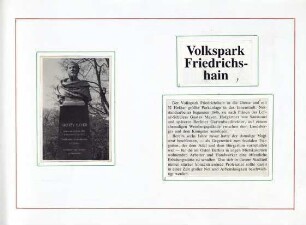 Scrapbook von Kurt Bothe: Volkspark Friedrichshain