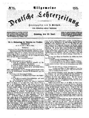 Die 3. Versammlung der Delegirten des Deutschen Lehrervereins am 17., 18. und 19. Mai in Leipzig : (Fortsetzung) ; (Schluß folgt)