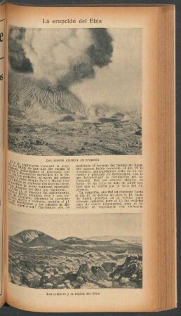 La erupción del Etna - [Ilustración]