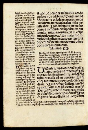 Psalmus CI. - Psalmus CX